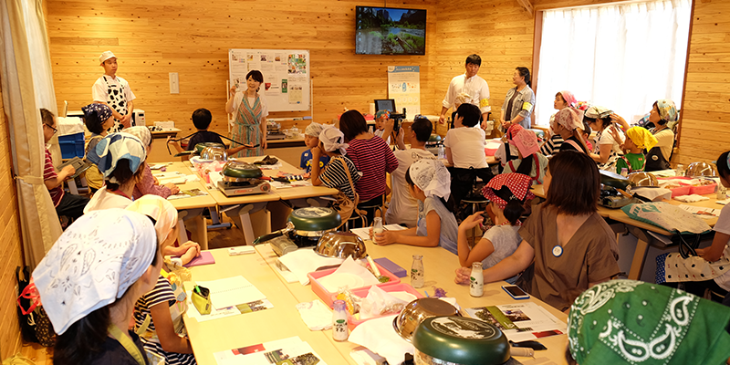 小山先生の親子で作ろう乳和食弁当（イベント）の様子