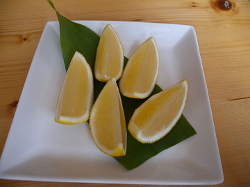 日向夏みかんの寒天