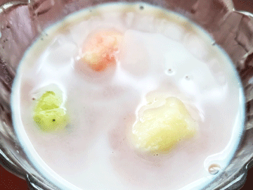 彩り冷やし善哉
