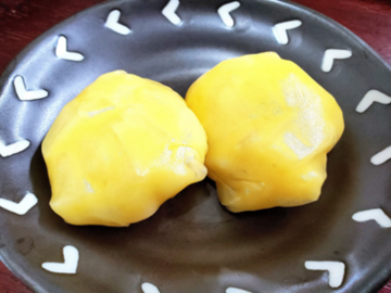林檎と餡の水まんじゅう風