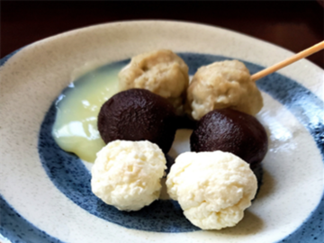 もっちり甘味。牛乳ホエイ蕎麦がき