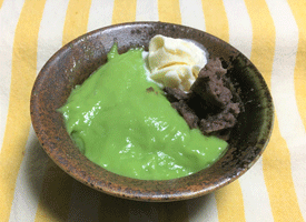 もちもち抹茶ミルク餅